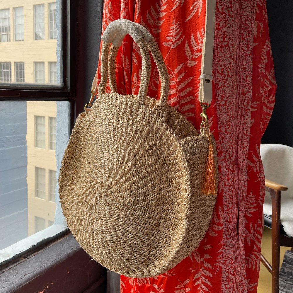 CLARE VIVIER Large Alice Woven bag